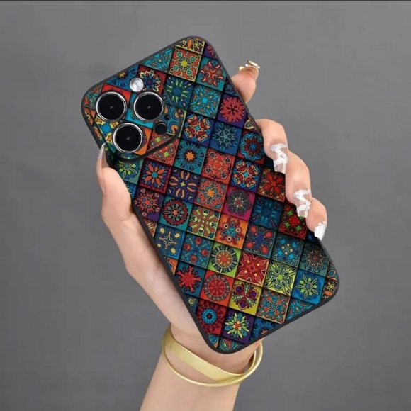Bohemian Style Case For iPhone 14 Pro Max - MULTICOLOR-SALE - Picture 3 of 11